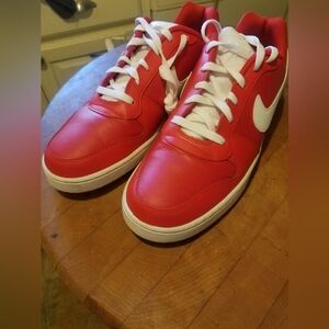 Rare Nike Court Vision Low Mens Size 12 University Red White Gym Casual Shoes